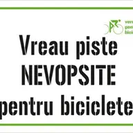 Solicitare către dl Primar Nicolae Robu - piste vopsite pentru biciclete