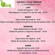 Meniul zilei in Timisoara cu specific vegetarian