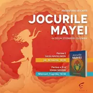 Prezentarea cartii Jocurile Mayei scrisa de Delia Steinberg Guzman
