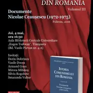 Lansarea "Istoria comunismului din Romania" - vol III