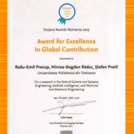 Prestigiosul premiu „Excellence in Global Contribution” câștigat de cercetători din cadrul Universității Politehnica Timișoara
