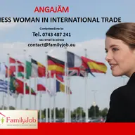 Business woman in international trade