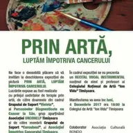 Expoziția de pictură "Prin artă, luptăm împotriva cancerului"