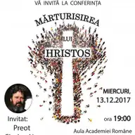 Conferință cu părintele Ciprian Negreanu