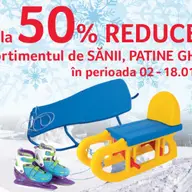 Sanii si patine de gheata la oferta de la Selgros Timisoara