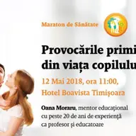 Maratonul de Sănătate Secom® ajunge pe 12 mai la Timișoara și dezbate tema „Provocările primilor ani din viața copilului”