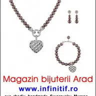 Bijuterii din aur, rhodiu, cristale Swarovsky