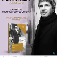 Éric Vuillard, laureatul Premiului Goncourt 2017, vine în România