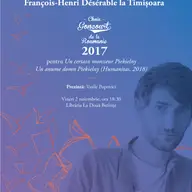 Inca un laureat al Premiului Goncourt la Timisoara: F.-H. Deserable (Premiul Goncourt - alegerea Romaniei 2017)