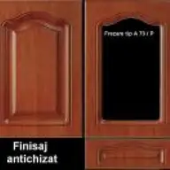 Front mobila din MDF infoliat finisaj antichizat, frezare A