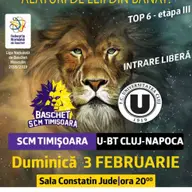 Baschet SCM Timisoara - U BT Cluj Napoca