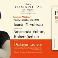 Ioana Parvulescu la Timisoara despre Dialoguri secrete
