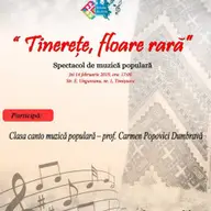 Tinerete, floare rara