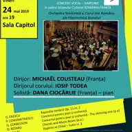 Concert Vocal-Simfonic in cadrul Sezonului cultural Romania-Franta