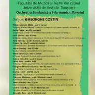 Concertul absolventilor Facultatii de Muzica