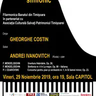 Concert simfonic desfăsurat in parteneriat cu Asociatia Salvati Patrimoniul Timisoarei
