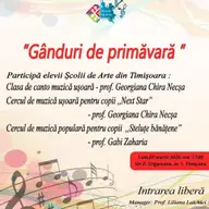 ”Gânduri de primăvară”