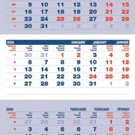 Cumpara calendare triptice pentru o mai buna organizare