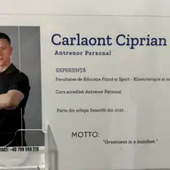 Carlaont Ciprian - instructor fitness