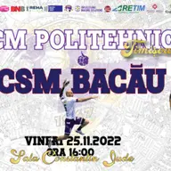 SCM Politehnica Timisoara - CSM Bacau