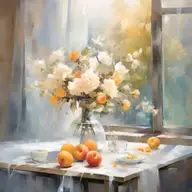 Tablourile canvas cu flori in pictura contemporana