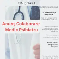 Angajam medic specialist sau primar psihiatru