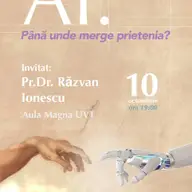 Conferința „AI - până unde merge prietenia?”, invitat pr. Răzvan Ionescu