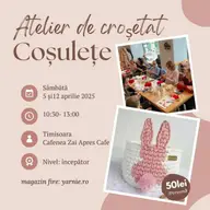 Atelier de crosetat cosulete