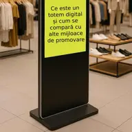 Ce este un totem digital și cum se compară cu alte metode de promovare