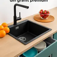 Chiuvete negre pentru bucătărie Blanco din granit premium