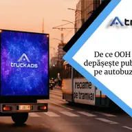 De ce OOH digital mobil depășește publicitatea statică pe autobuze și tramvaie