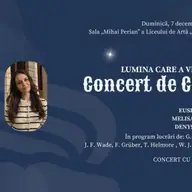 Concert de colinde Lumina care a venit in lume