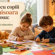 Ce faci cu copiii in Timisoara cand ploua: idei creative si educative pentru acasa