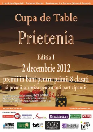 Cupa de Table Prietenia