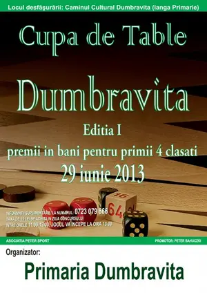 Cupa de Table Dumbravita