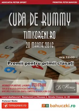 Cupa de Rummy Timisoreni.ro