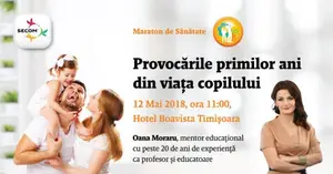 Maratonul de Sănătate Secom® ajunge pe 12 mai la Timișoara și dezbate tema „Provocările primilor ani din viața copilului”