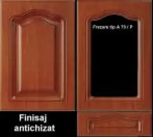 Front mobila din MDF infoliat finisaj antichizat, frezare A