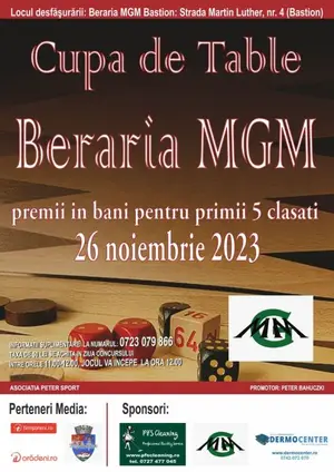 Cupa de table Beraria MGM