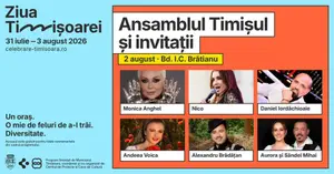 Ansamblul Timisul si invitatii la Ziua Timisoarei 2026