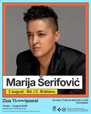 Marija Šerifović la Ziua Timișoarei 2026