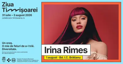 Irina Rimes la Ziua Timisoarei 2026