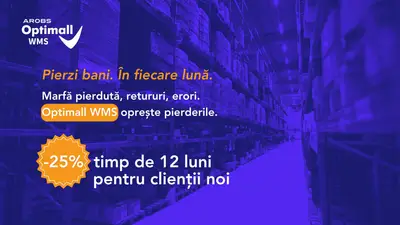 Fiecare eroare de stoc îți afectează profitul mai mult decât crezi. Optimall WMS te ajută să elimini pierderile din depozit