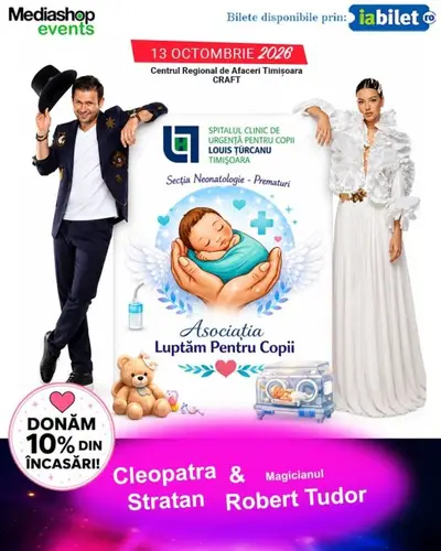 Magicianul Robert Tudor si Cleopatra Stratan