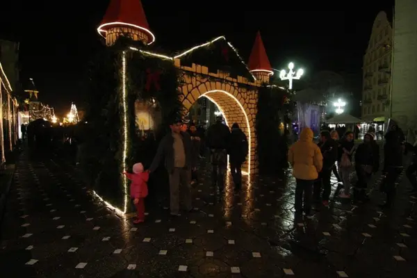 Targul de Craciun din centrul Timisoarei 2010