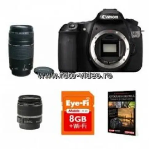 Canon 60D kit Canon EF-S 18-55mm + Canon EF 75-300mm