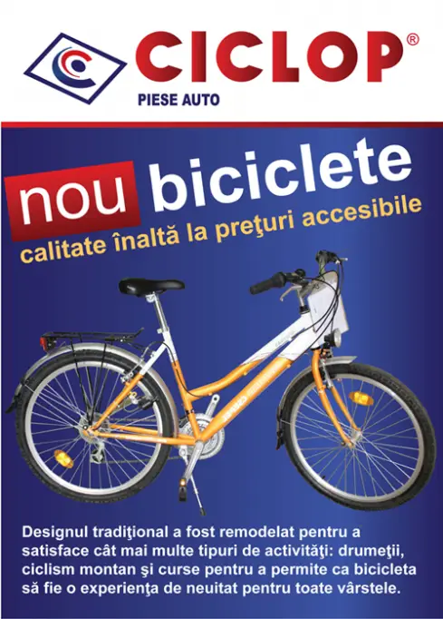 Biciclete de calitate la preturi accesibile by Ciclop Timisoara