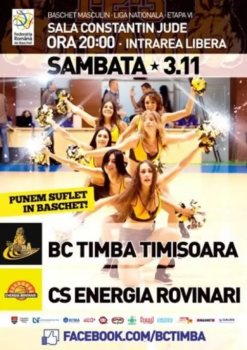 BC Timba Timisoara - CS Energia Rovinari
