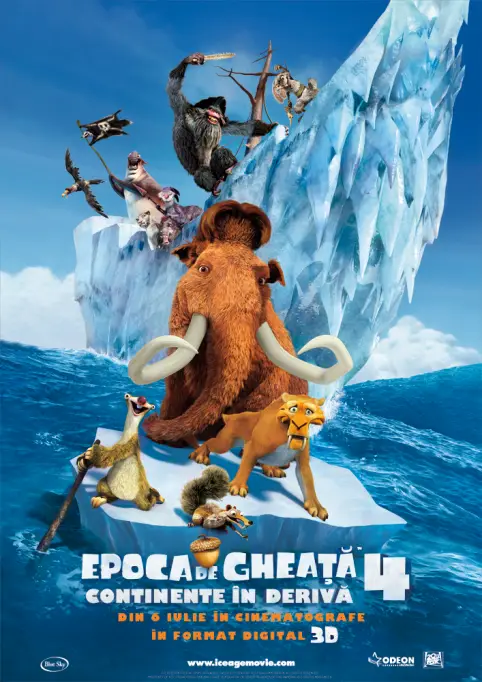 Epoca de gheata 4:Continente in deriva