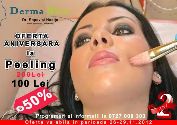 Oferta aniversara la Peeling in Timisoara